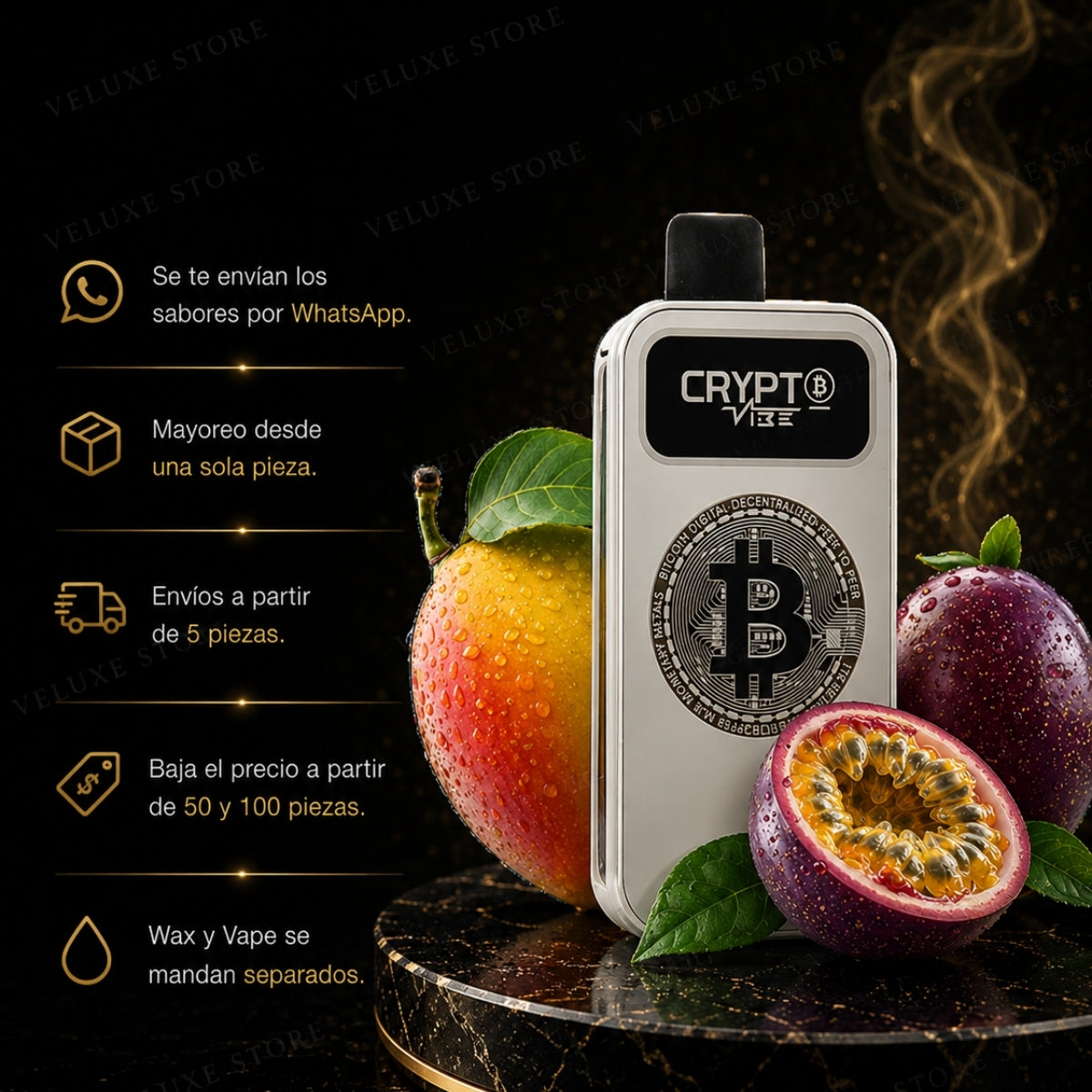Crypto - 30,000 puffs.