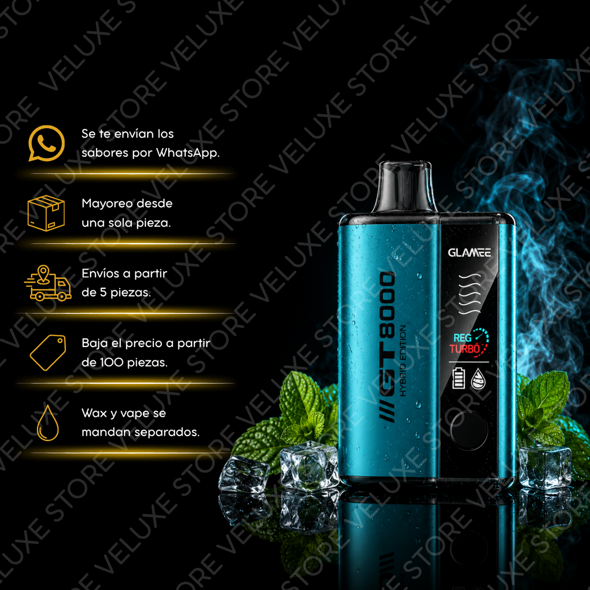 Glamee GT8000 - 8,000 puffs.