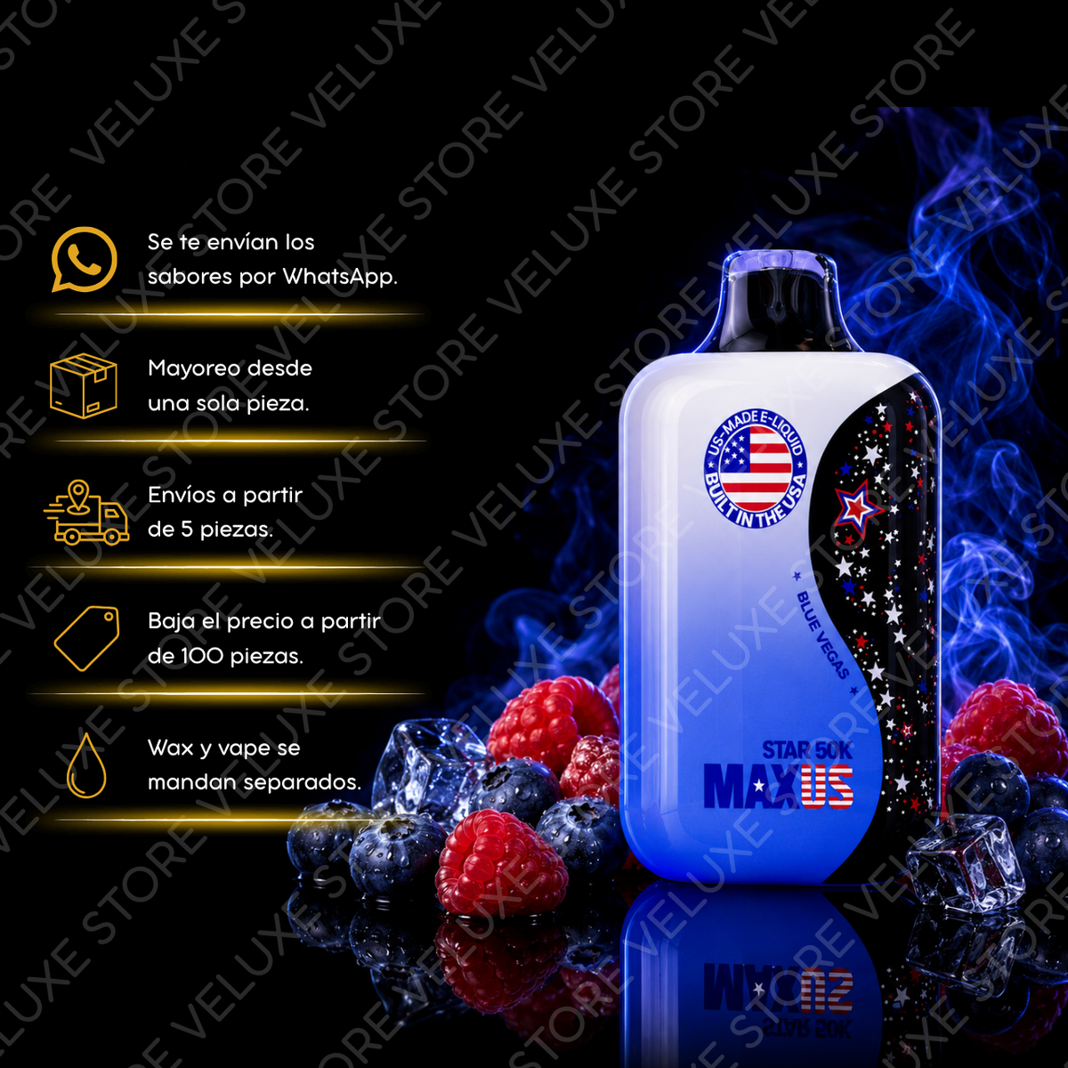 Max US - 50,000 puffs.