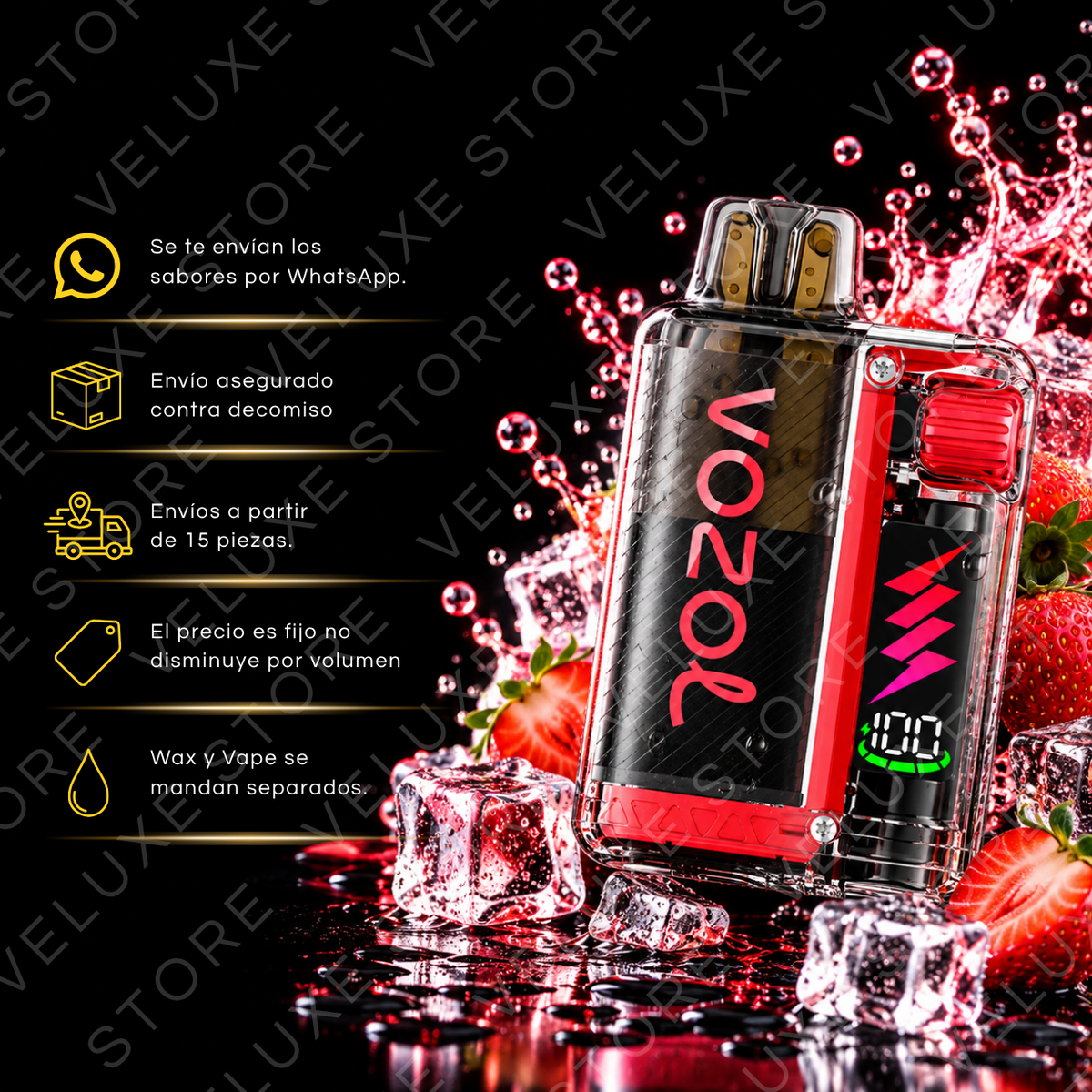 Vozol - 10,000 puffs (Con Seguro)