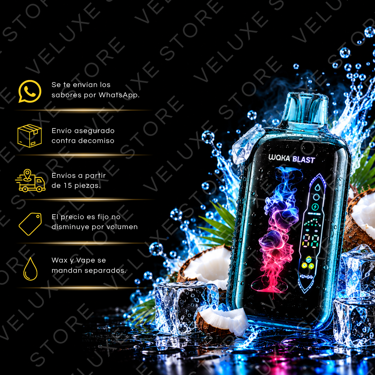Waka Blast - 36,000 puffs (Con Seguro)