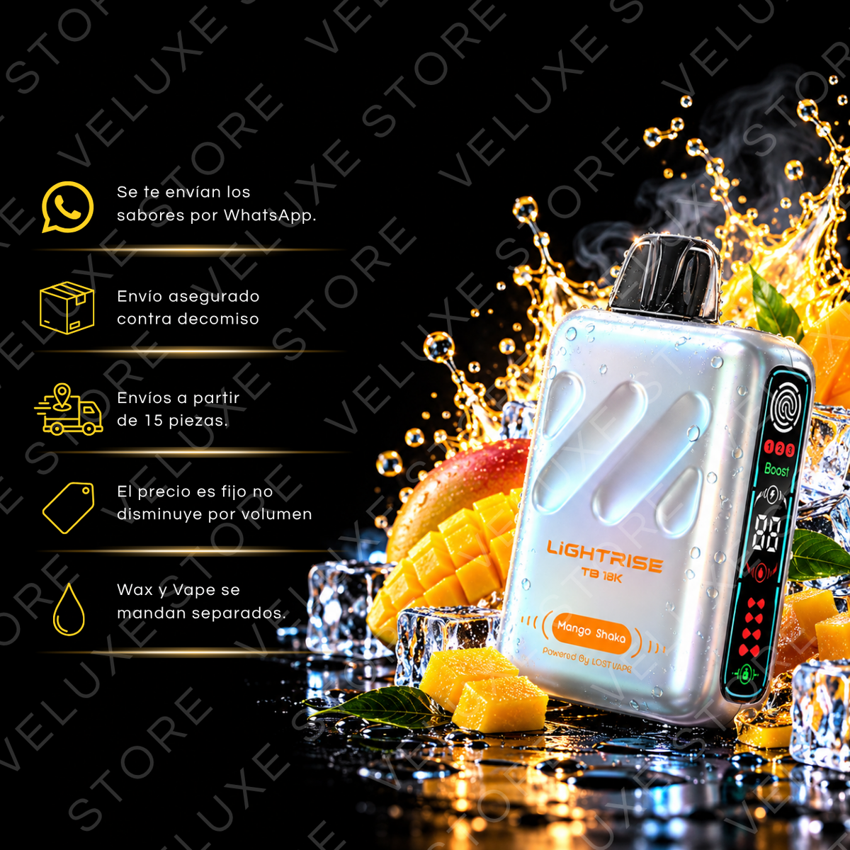 Lightrise Lost Vape - 18,000 puffs (Con Seguro)