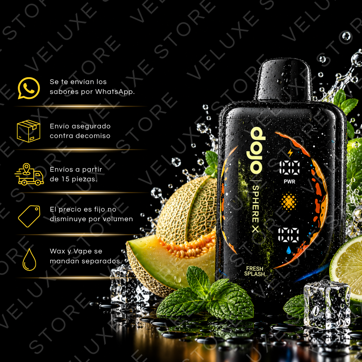 Dojo Sphere - 40,000 puffs (Con seguro)
