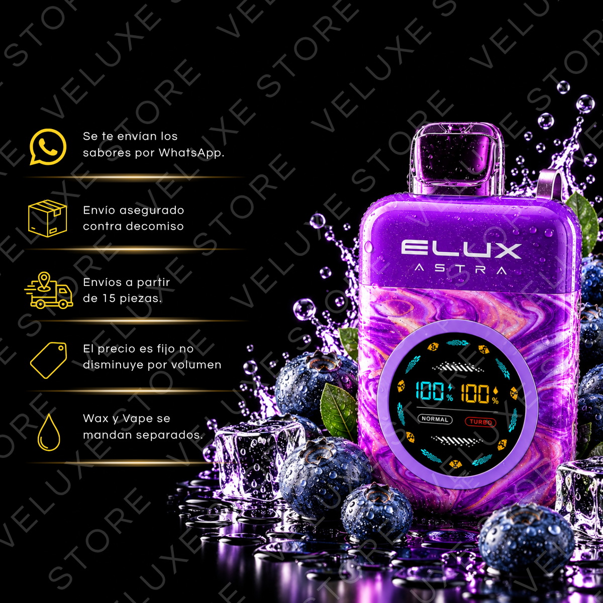 Elux Astra - 50,000 puffs (Con seguro)