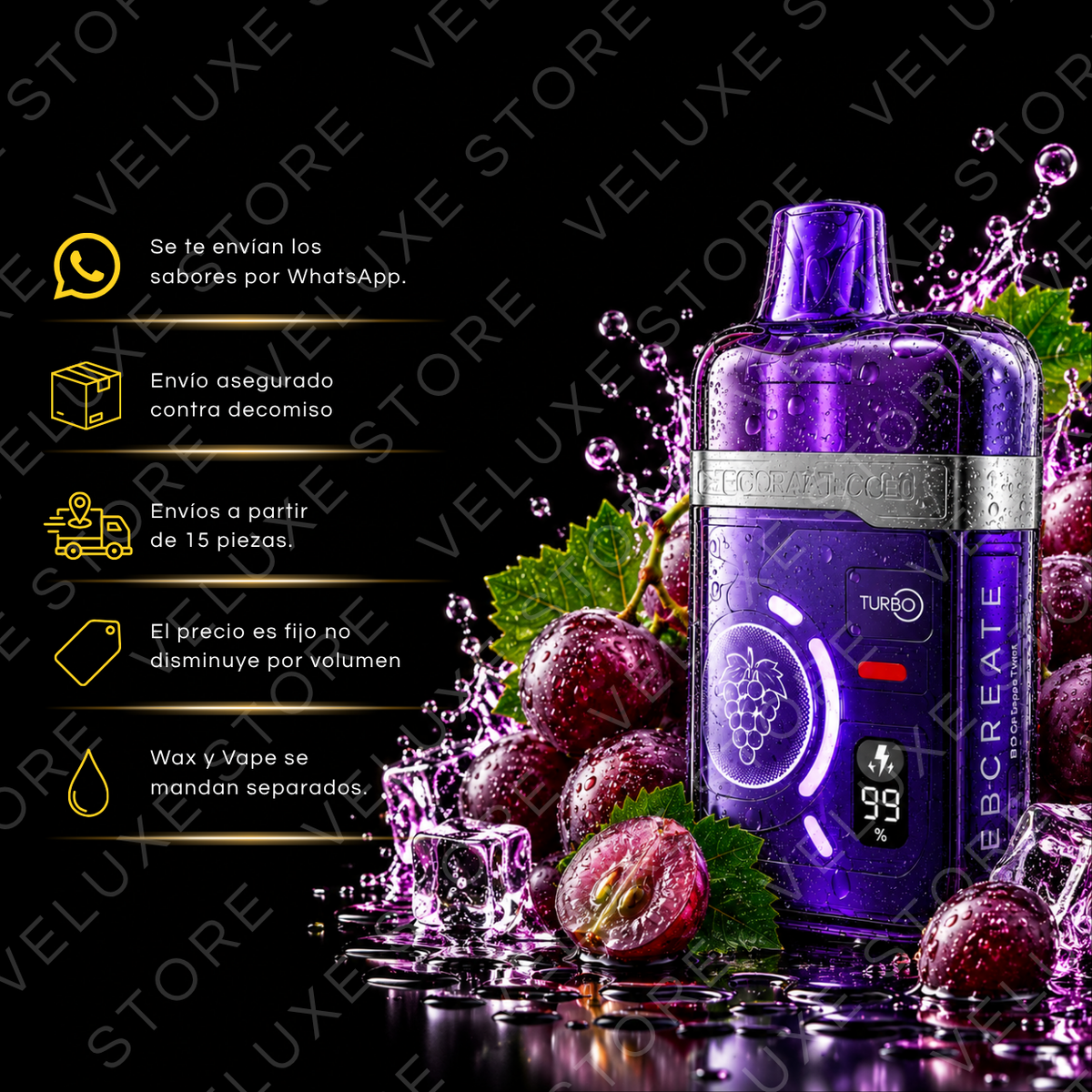Ebcreate -  40,000 puffs (Con seguro)