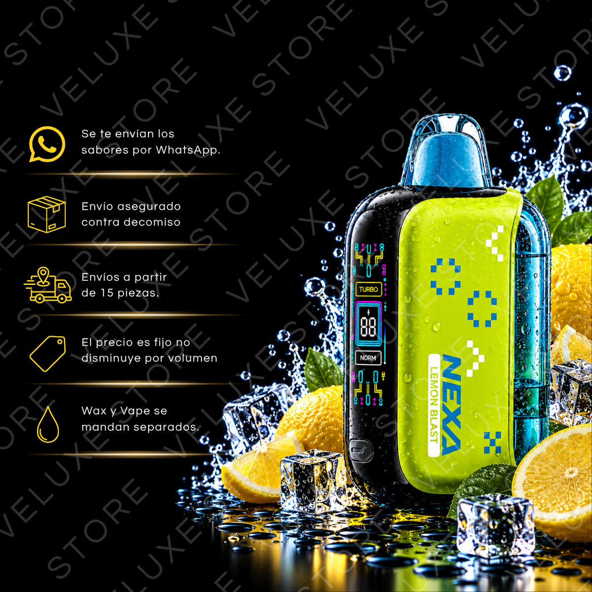 Nexa Pix -  35,000 puffs (Con seguro)