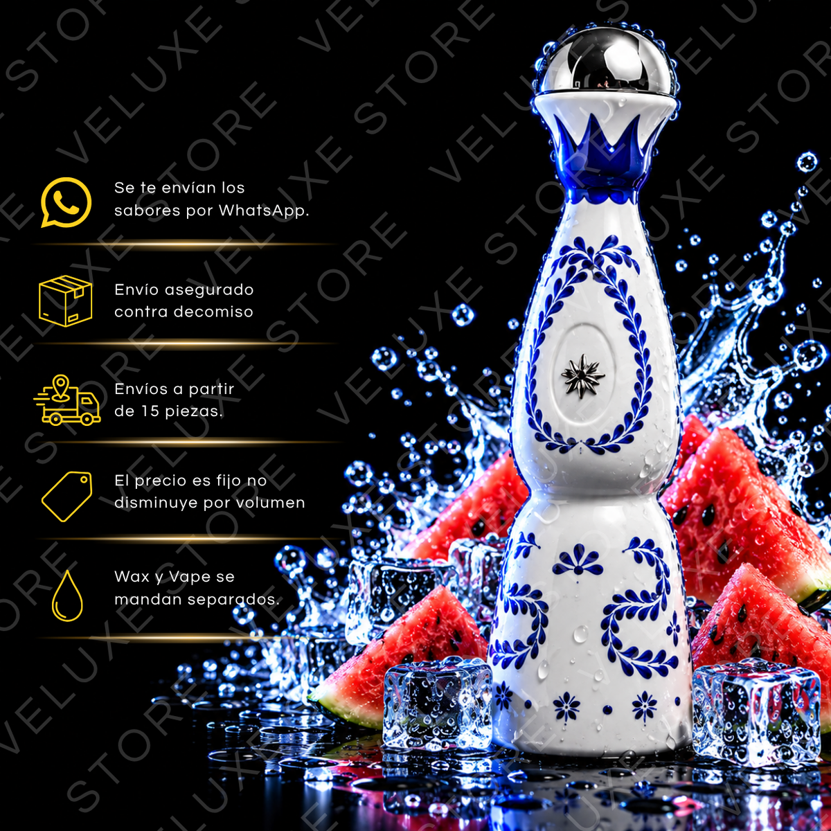 Humo Azul -  15,000 puffs (Con seguro)