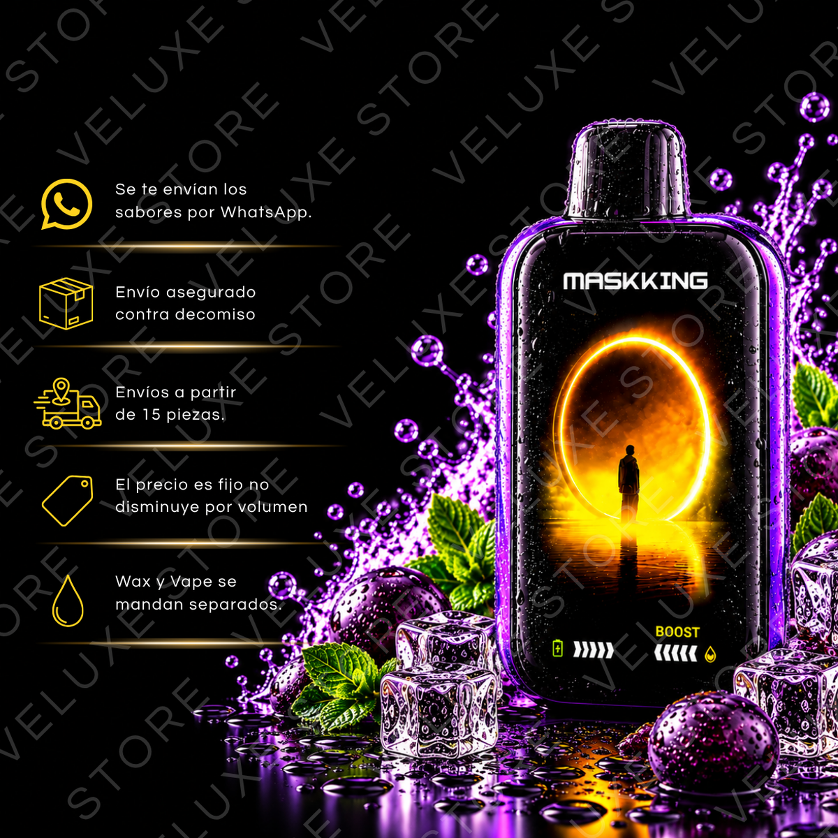 Maskking Extre -  100,000 puffs (Con seguro)