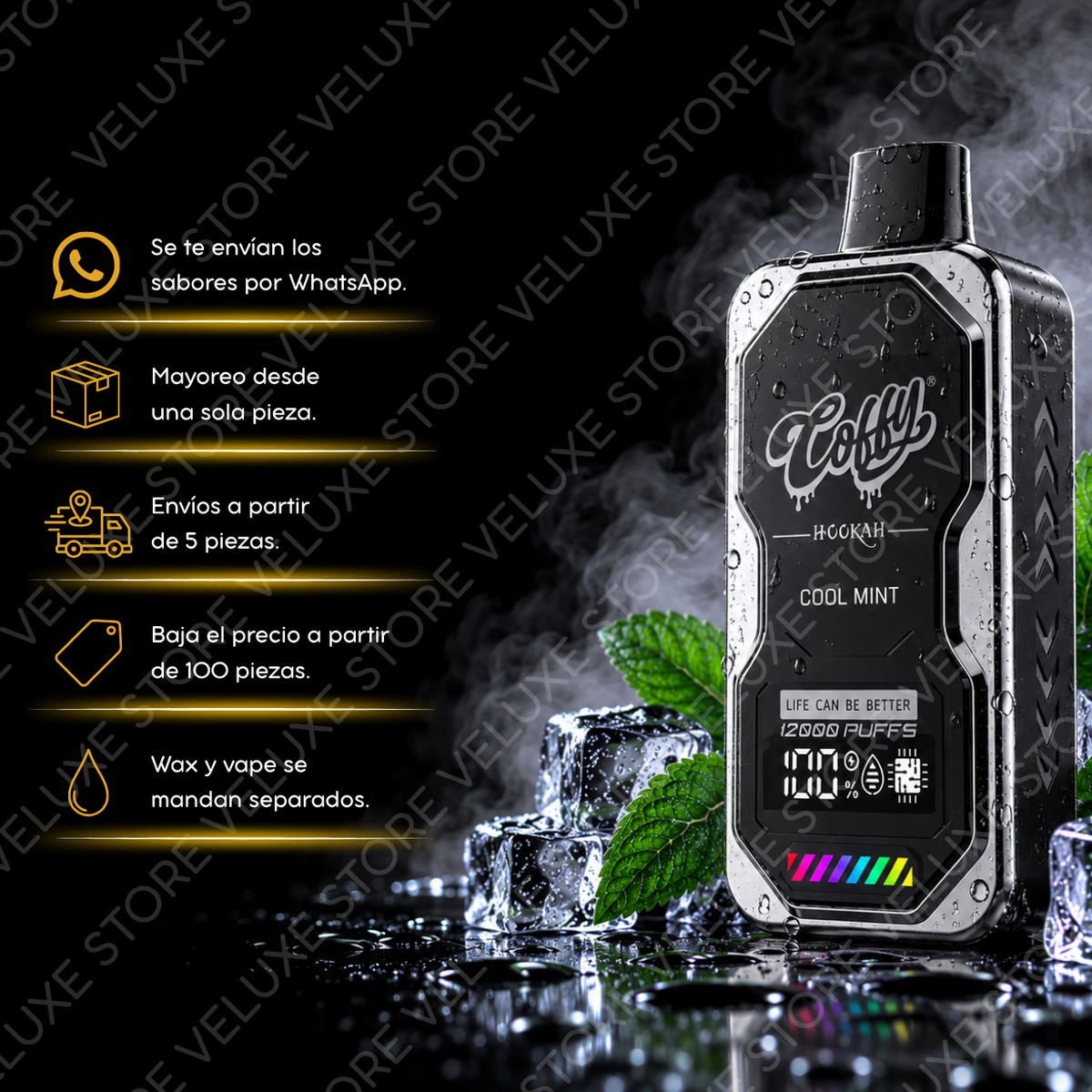 Coffy Hookah - 12,000 puffs.