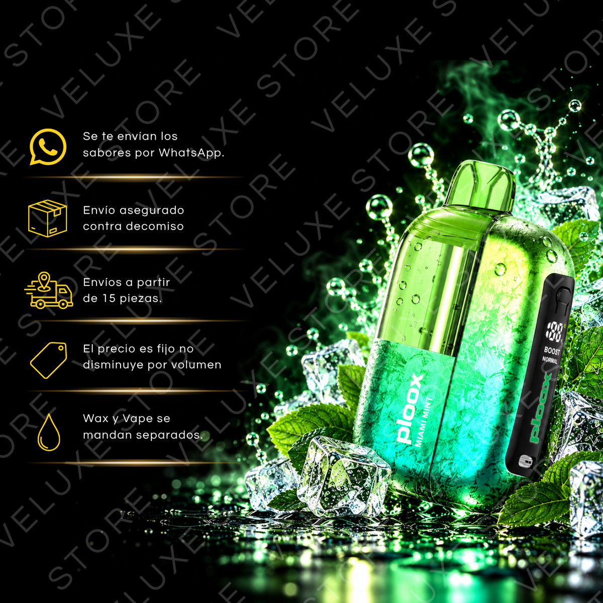 Ploox Ultra -  55,000 puffs (Con seguro)