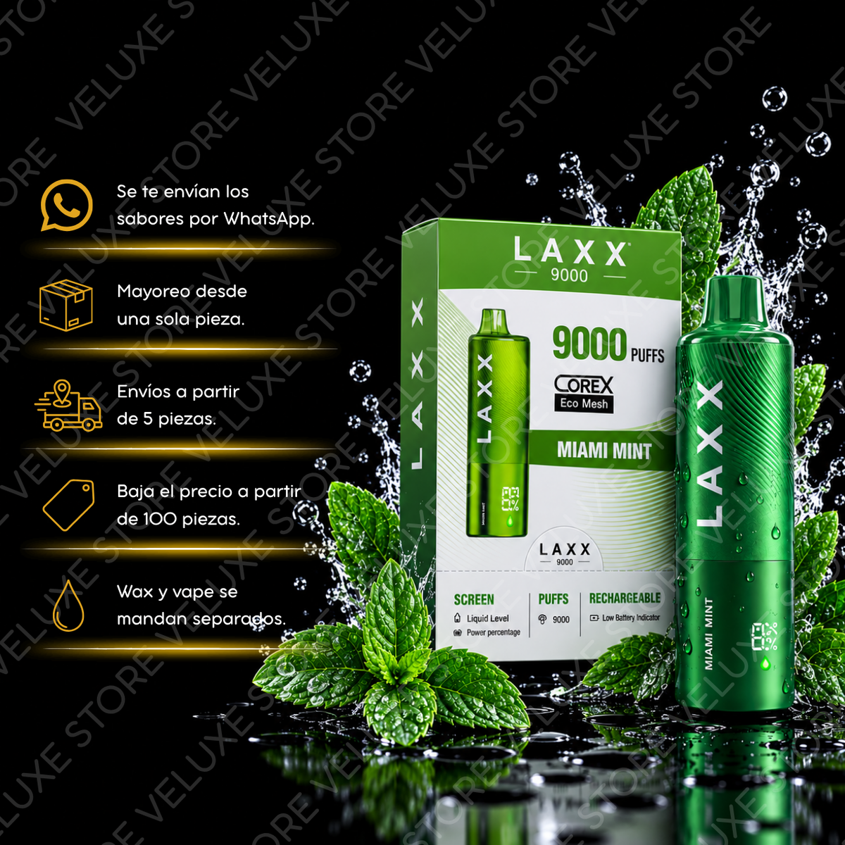Laxx - 9,000 puffs.
