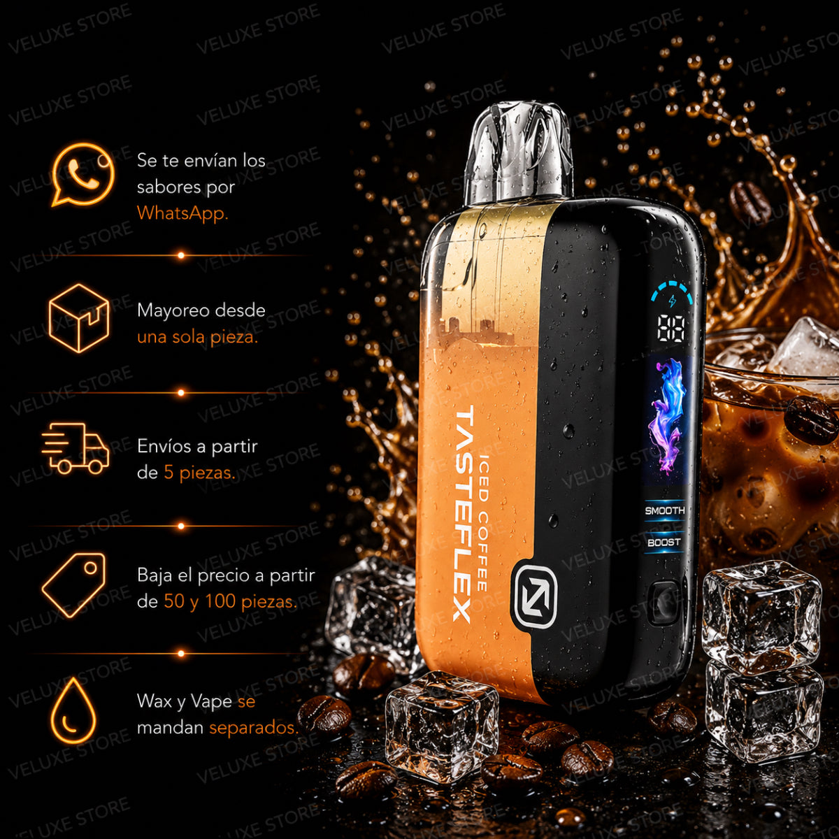 Tasteflex - 50,000 puffs.