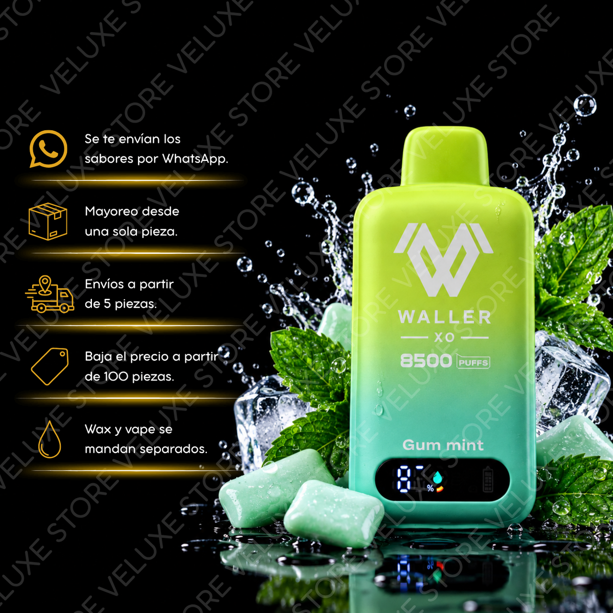 Waller - 8,500 puffs.