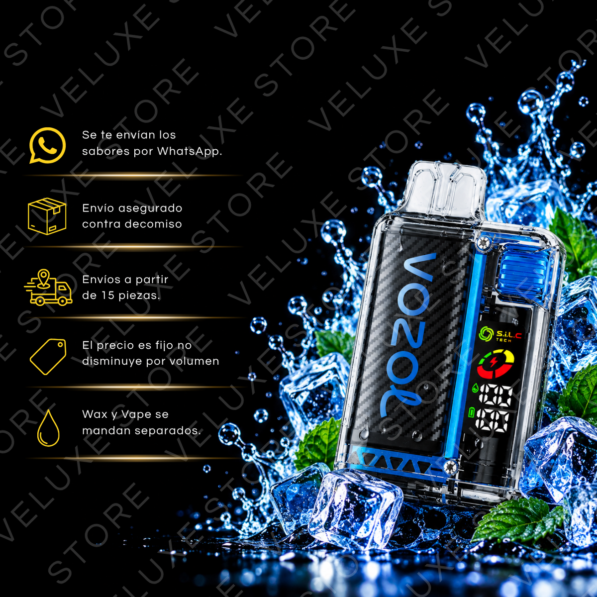 Vozol -  10,000 puffs (Con seguro)