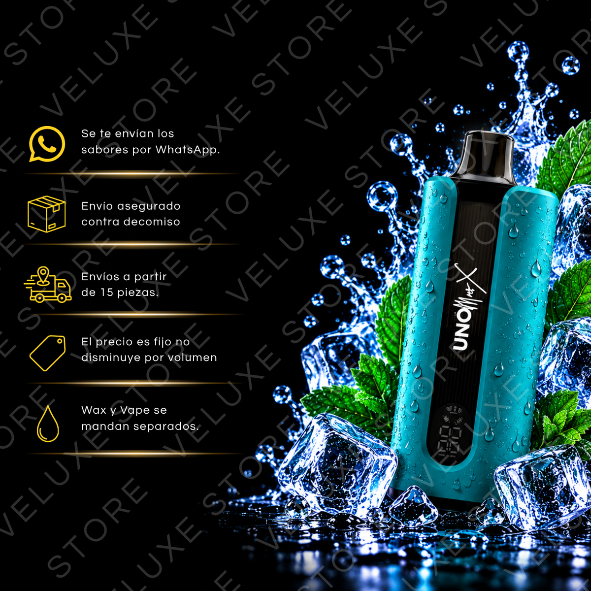 Uno Mas X -  10,000 puffs (Con seguro)