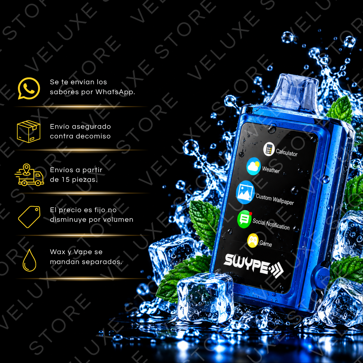 Swype -  30,000 puffs (Con seguro)