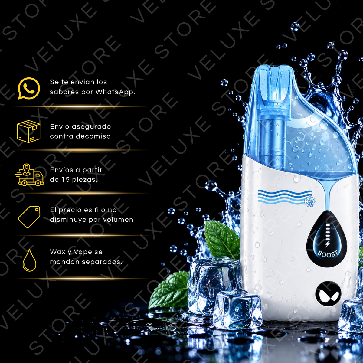Waka Icon -  50,000 puffs (Con seguro)