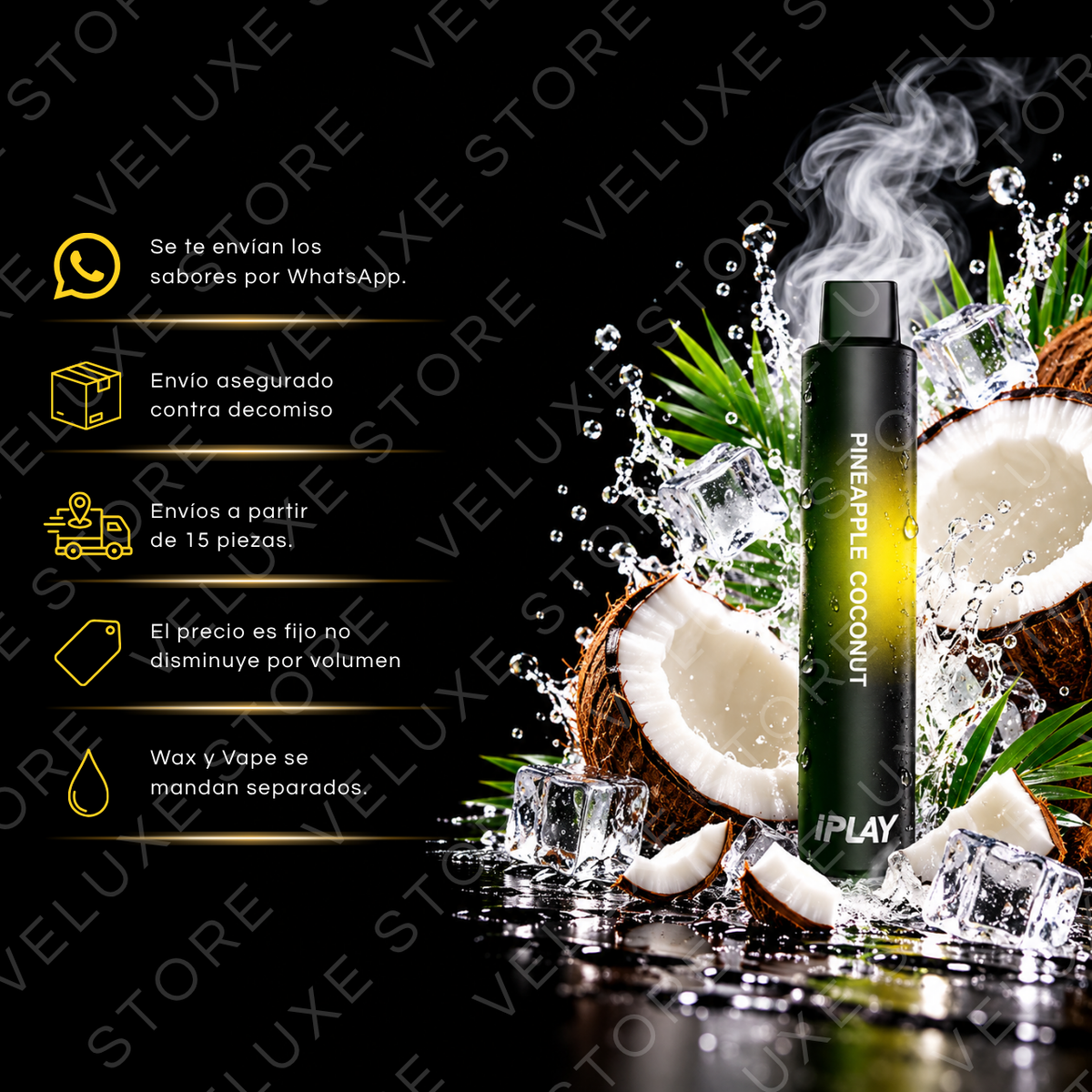 iPlay Bang -  6,000 puffs (Con seguro)