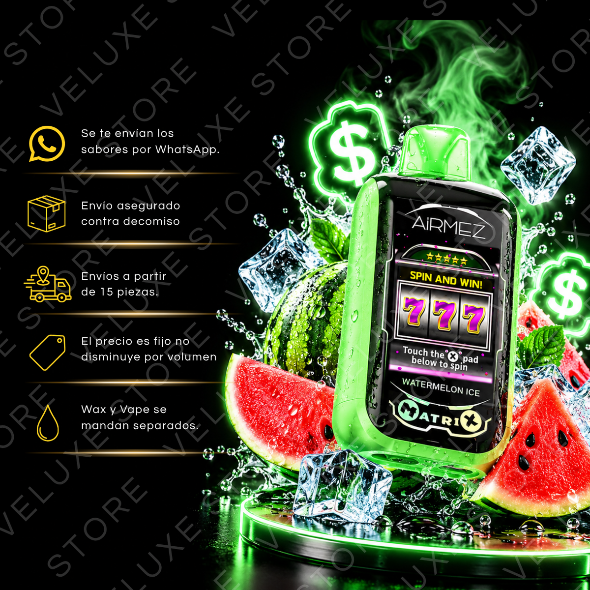 Airmez Matrix -  30,000 puffs (Con seguro)