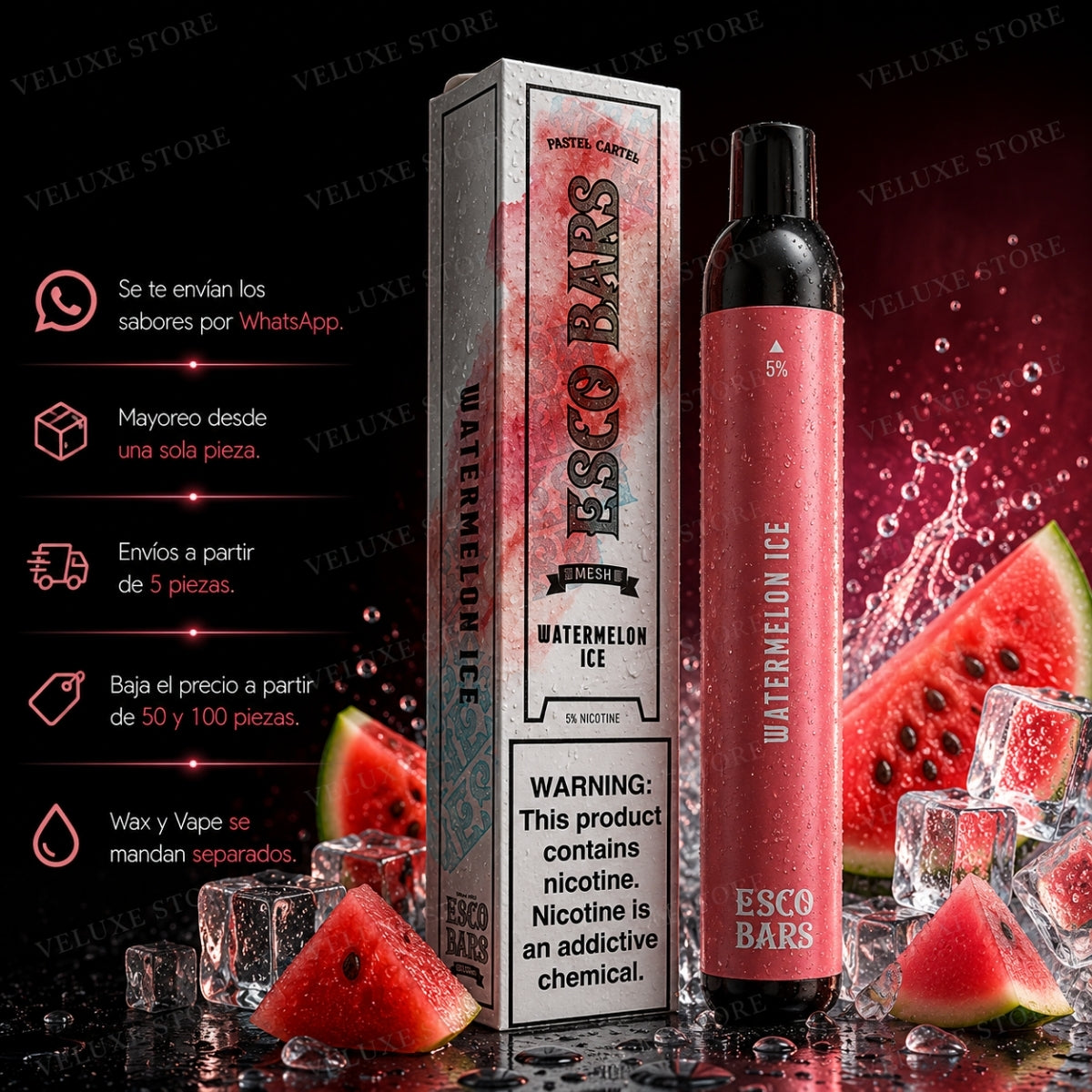 Esco Bars - 2,500 puffs.