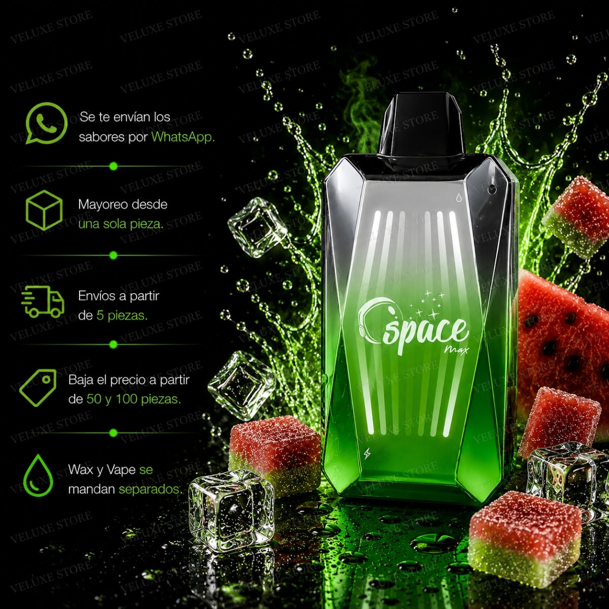 Space - 20,000 puffs.
